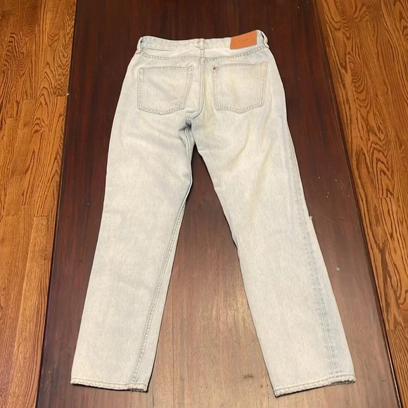 & Denim stonewashed straight jeans size 27 - Picture 3 of 5